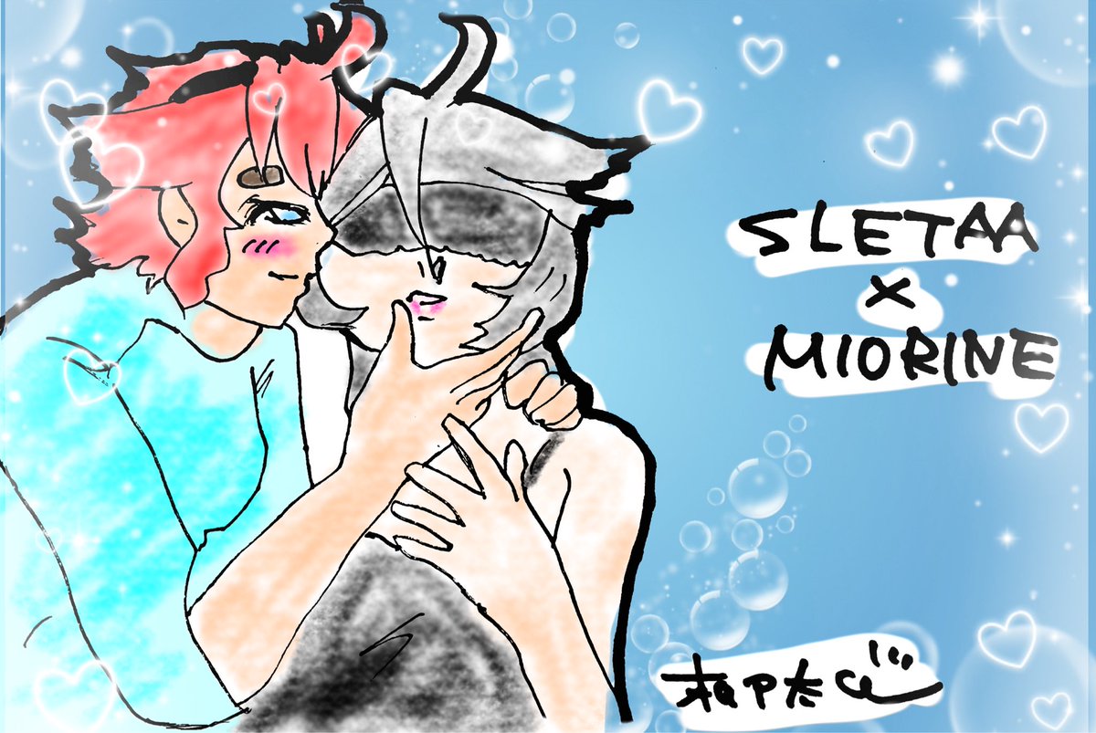 #G_Witch #水星の魔女 #スレミオ

ちょっとアダルティなスレミオちゃん描こうと思ったけど実力不足でした(:3_ヽ)_