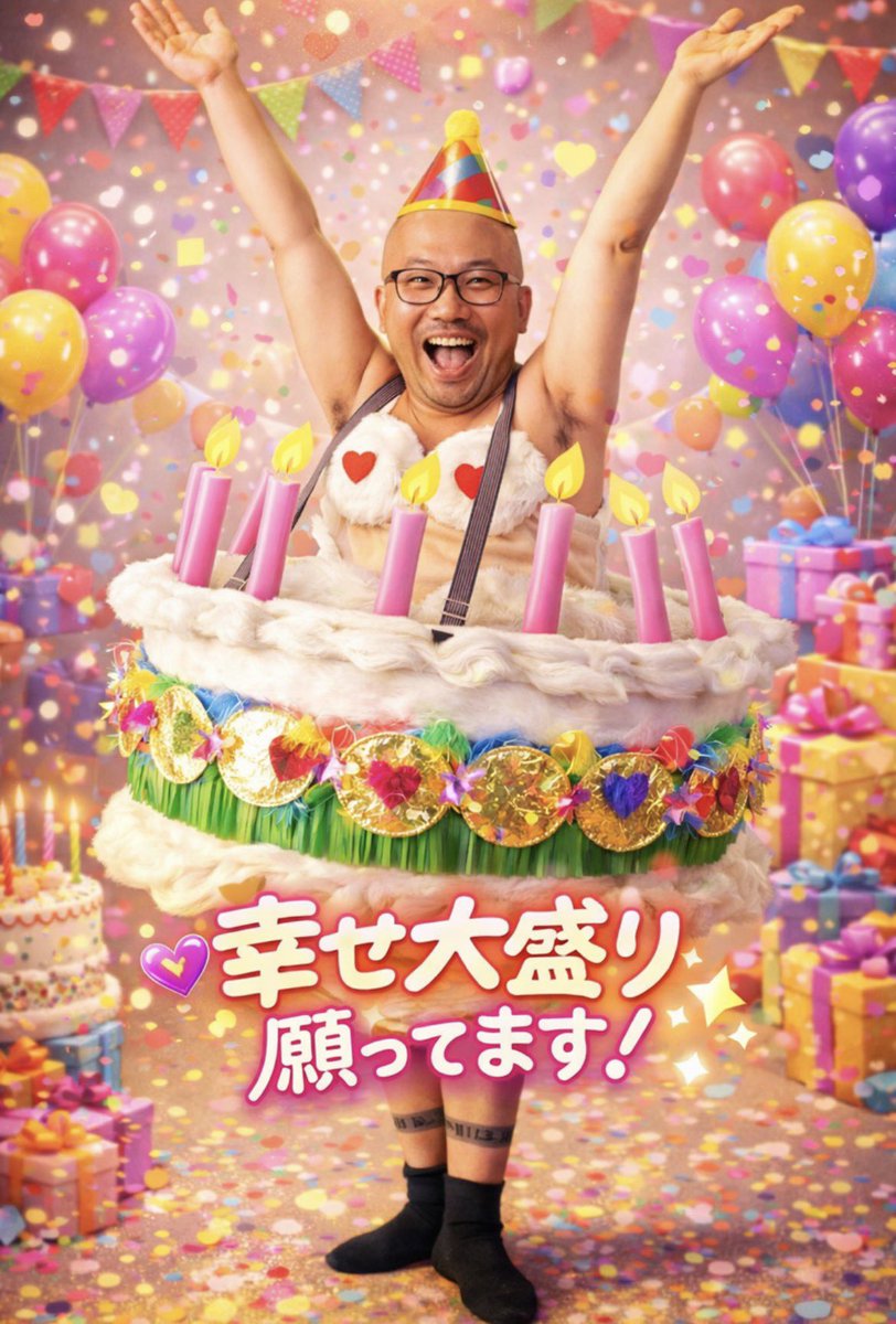 誕生日です。44歳になりました。いやー、ようやく後厄の一年を抜けたぜ
