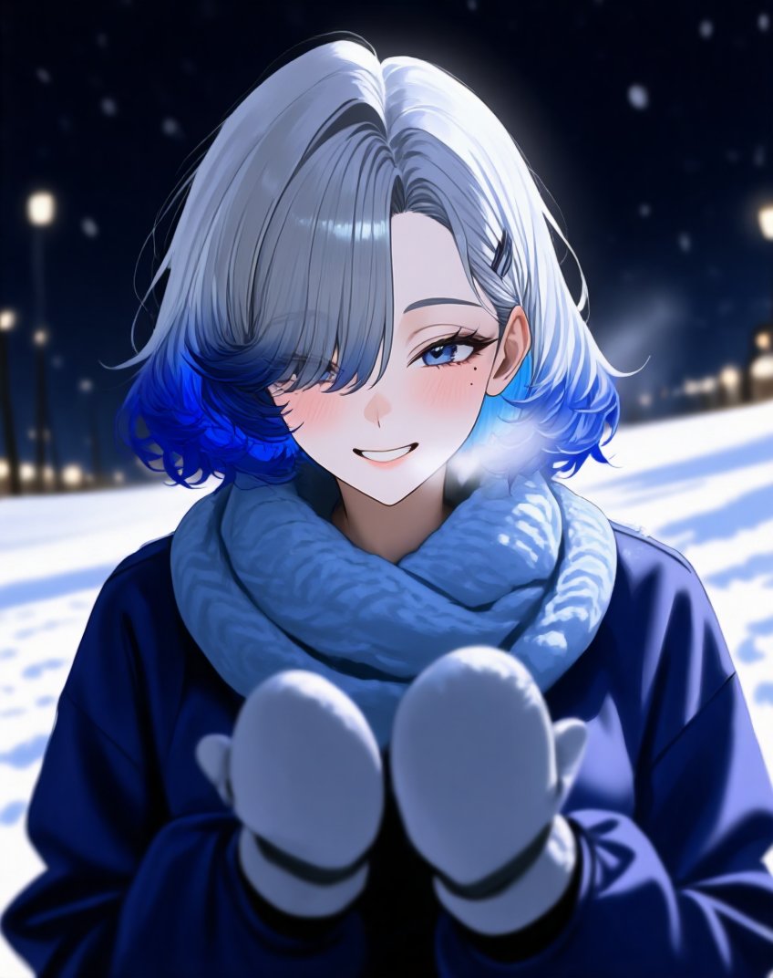 It’s supposed to snow nonstop tonight, but there is something about looking outside and seeing snowfall that is so cozy❄
Until I have to shovel the car out in the morning, then I hate it😡