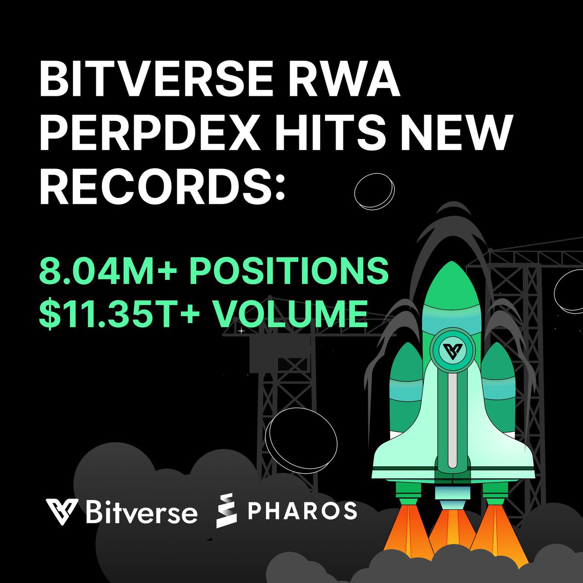 iR0bertt's tweet image. $750 for Tacos 🌮 

•RT &amp;amp; Follow @BitverseApp 🔔 

30 Days
——————————
⚠️ Paid Promotion | Not Financial Advice | DYOR