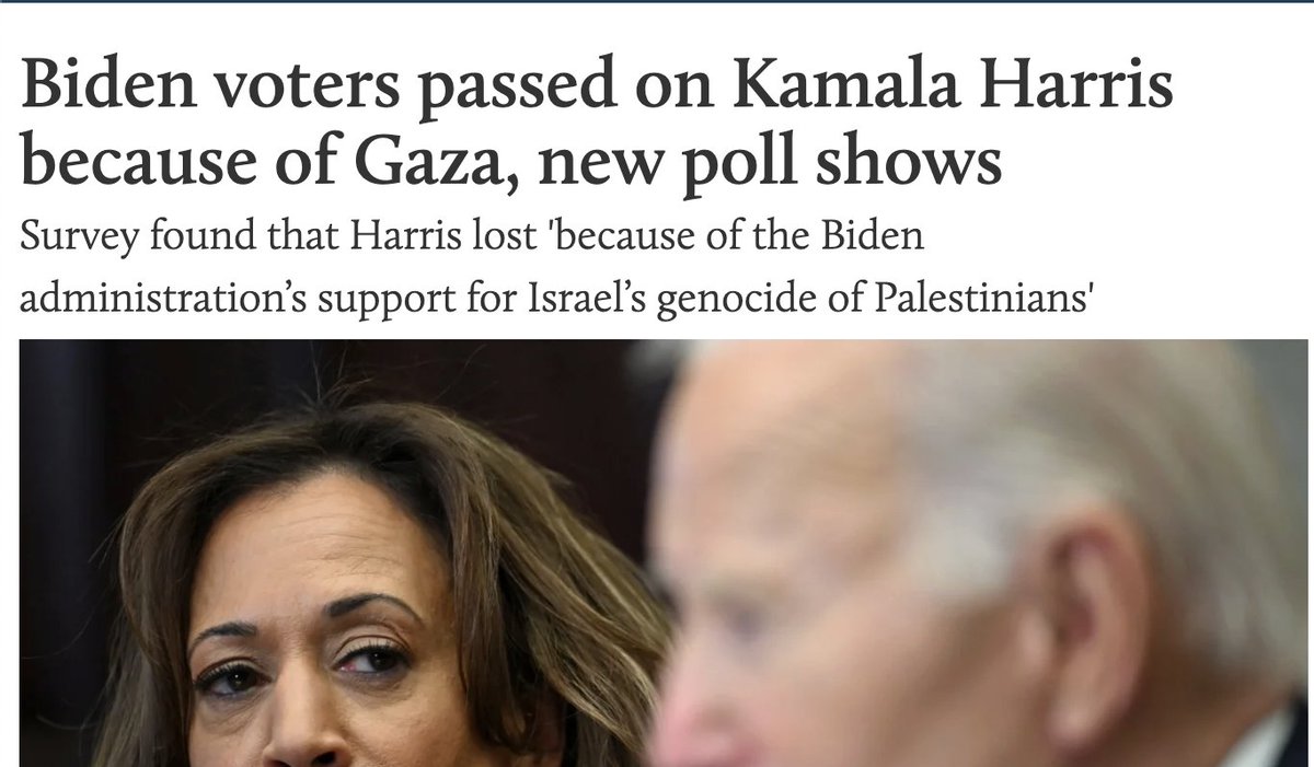 PushDemsLeft's tweet image. Joe Biden and Kamala Harris chose to ignore,

- Swing state voters
- Young voters
- Progressive voters
- Black voters
- Arab-American voters
- Muslim voters
- Uncommitted voters
- Their own voters
- Their own polling
- Their own conscience