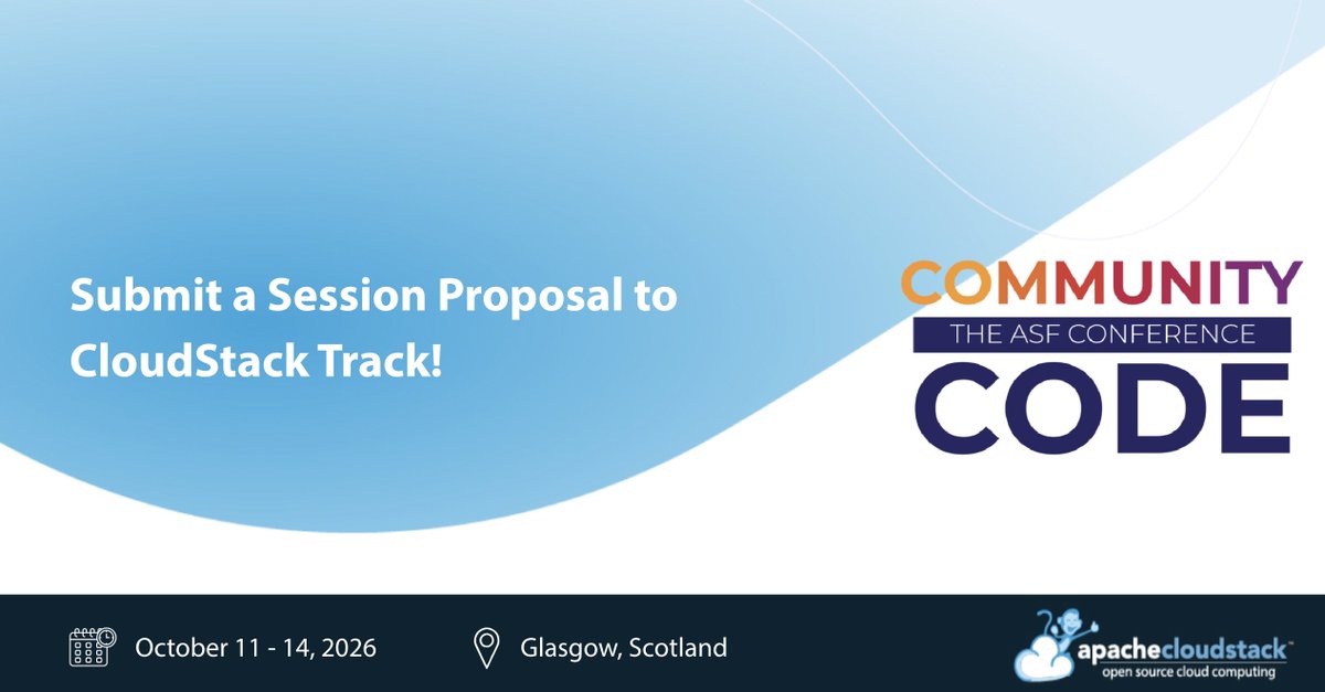 Apache CloudStack tweet media