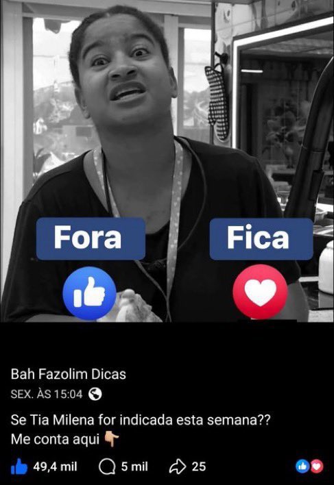diegoofficialf's tweet photo. @HugoGloss Eu acho que não tem jeito, mesmo porque todo mundo já sabe quem sai na Terça, Tchau Milena, foi bom te conhecer no BBB. https://t.co/2ojQUDRLBE