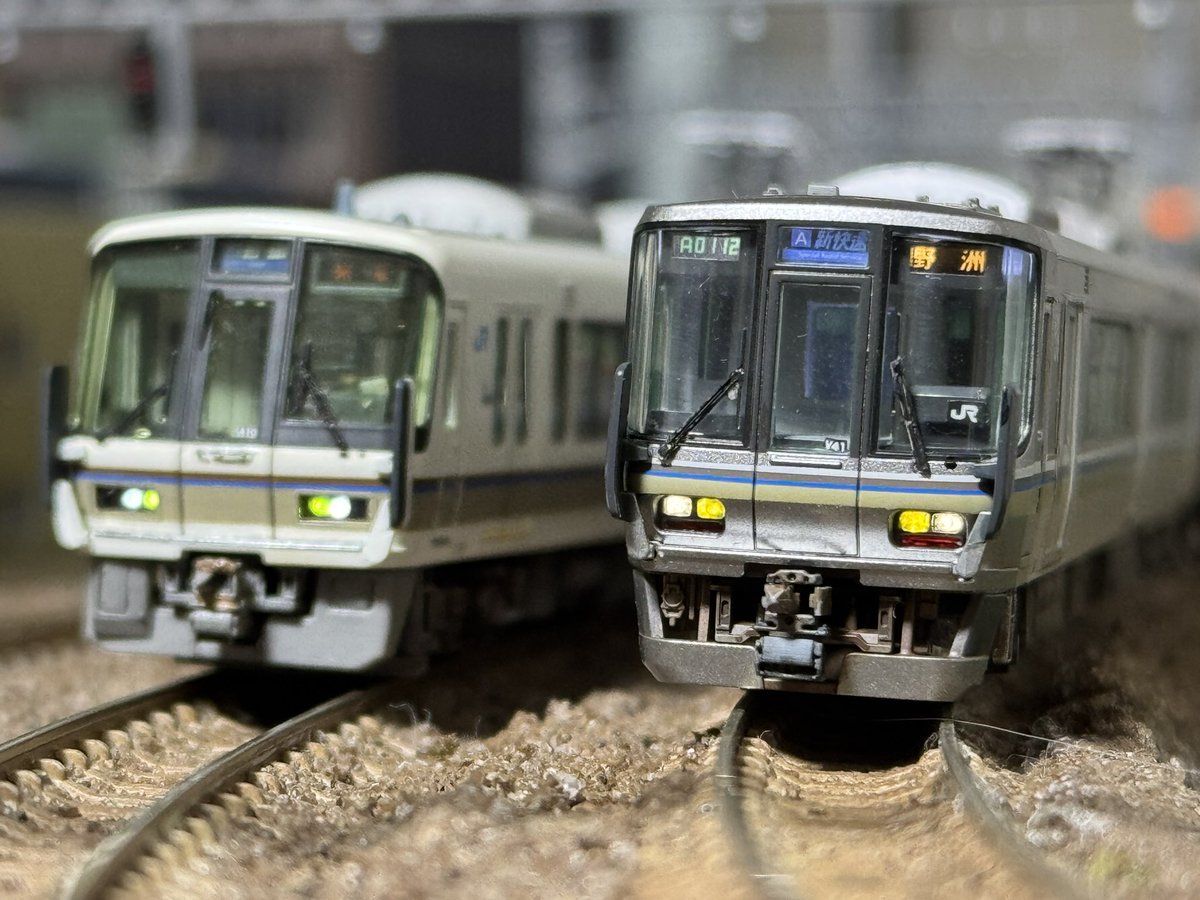 模型で楽しむ223系！ 自宅レイアウトにて #223系の日