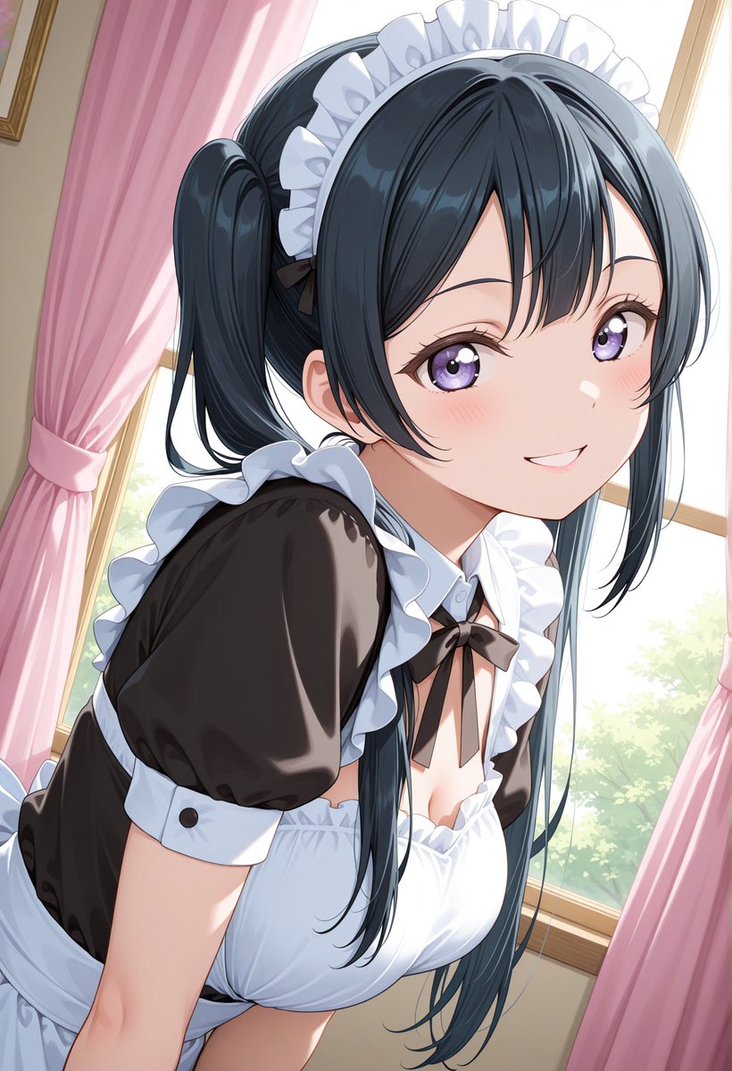 めいど衣装せっつーで今週スタート #AIイラスト #今日のせっつー