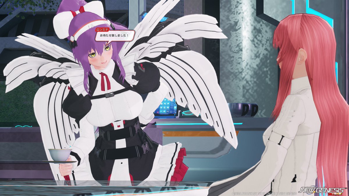 #PSO2NGS_SS 

服を眺めていたらなんとなくこんな構図で写真が撮りたい！というイメージが浮かんだりしませんか？
それを形にしてみるのは楽しいですよ✨

ということでアルテセルヴィーネを使ってお店で働く様子です！
お店に何かあってもこの人は守護輝士なのでセキュリティもばっちり！