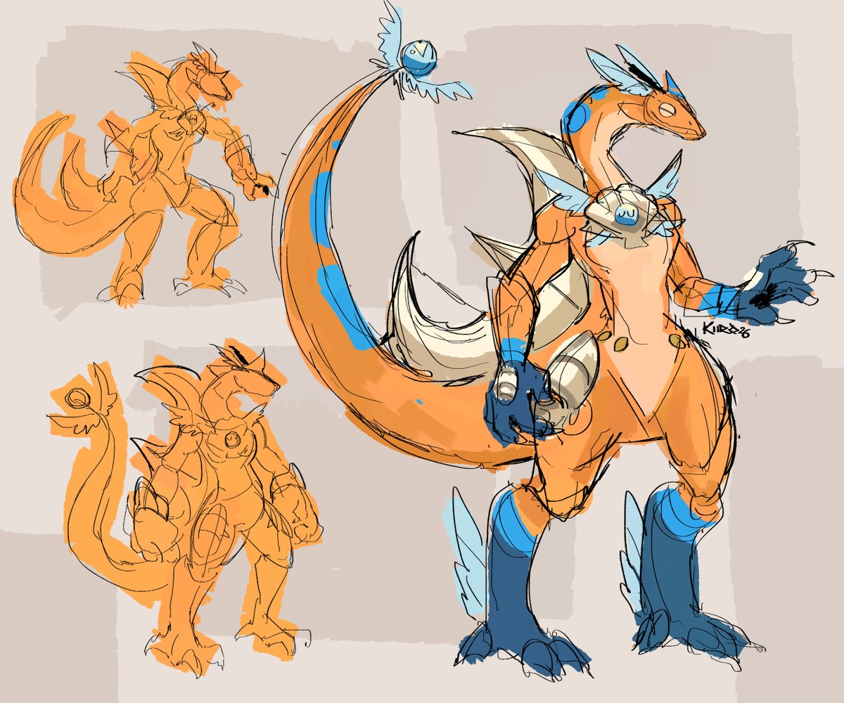 speednewt concepts 3
#paleoart #spinosaur #monstertaming