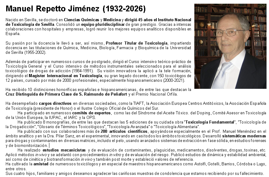 Guillermo Repetto -Toxicologia Fundamental 5ed. tweet media