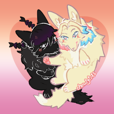 chuwigirls's tweet photo. lil heart #wenclair ! redraw from 2023 https://t.co/jOMzImXzH3