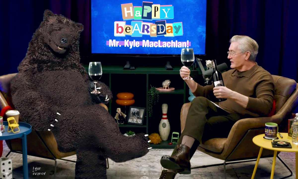 doctivanov's tweet photo. @ThatsOurWaldo Happy Bearsday, Mr. MacLachlan! 🥂 https://t.co/i8QpV4dNAT