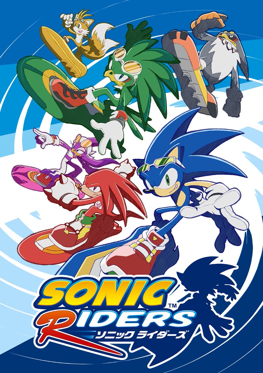 SonicOfficialJP's tweet image. 『ソニックライダーズ』
🛹本日発売20周年🛹

バビロン盗賊団は本作で初登場✨
団長であるジェットがホーク=鷹であることはご存じかと思いますが、
「重力に打ち勝つ存在」
として鳥がモチーフになったそうですよ🪶

今日はぜひ、そんな彼やバビロン盗賊団の好きなところを教えてください！✋