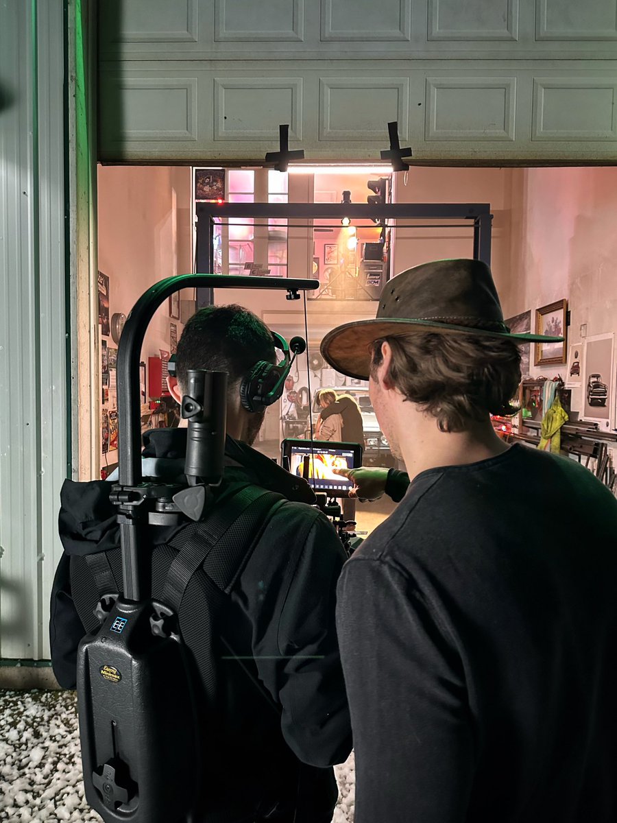 roguescots's tweet photo. A film set is a lot like a workshop, especially when filming at a literal workshop. 🧰⚙️ https://t.co/mS2mvFdg8s