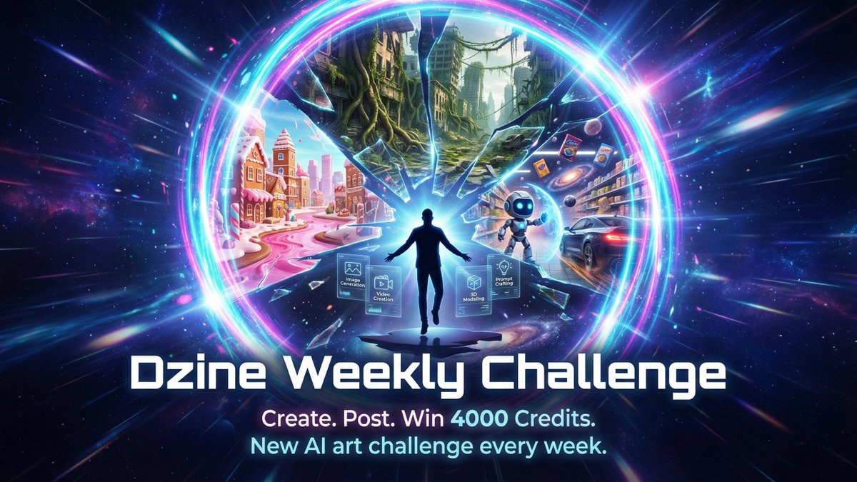 Tired of posting AI art into the void?  

Join a weekly AI arena where your images actually WIN something. ⚔️

🧠 New Dzine challenge every week. 4000 credits on the line.  

Hop in: discord.gg/Umh9CvGRwf  

#AIart #ArtContest #Dzine <a href="/dzine_ai/">Dzine</a>