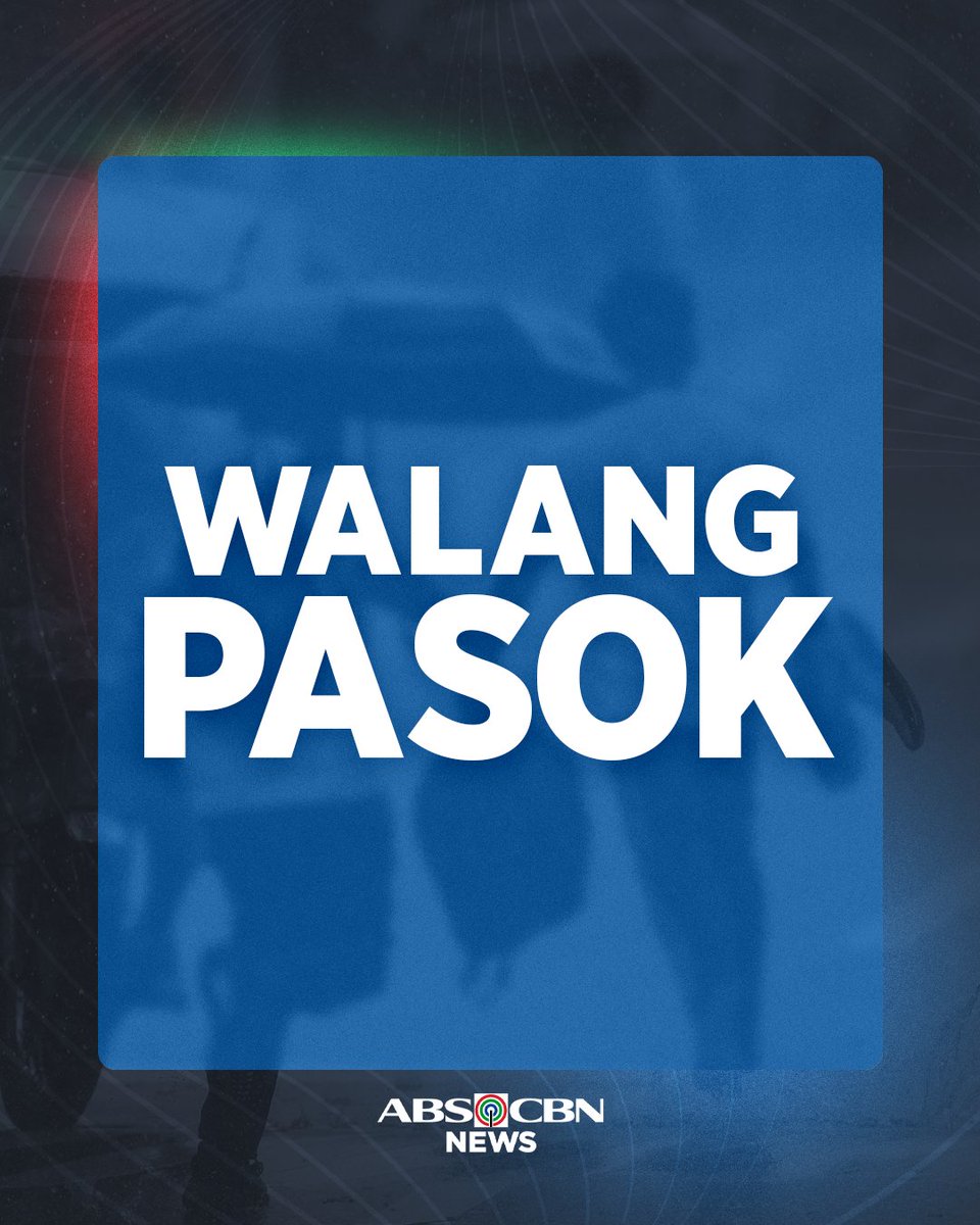 Walang Pasok! tweet media