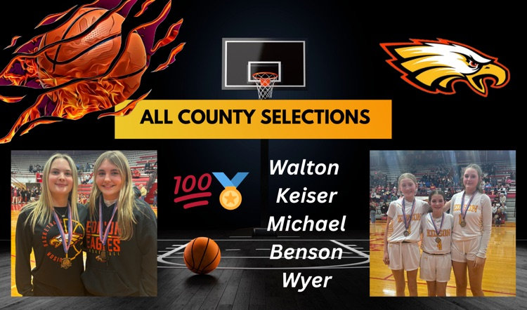 Girls🏀All County🟡🔴💯🦅
