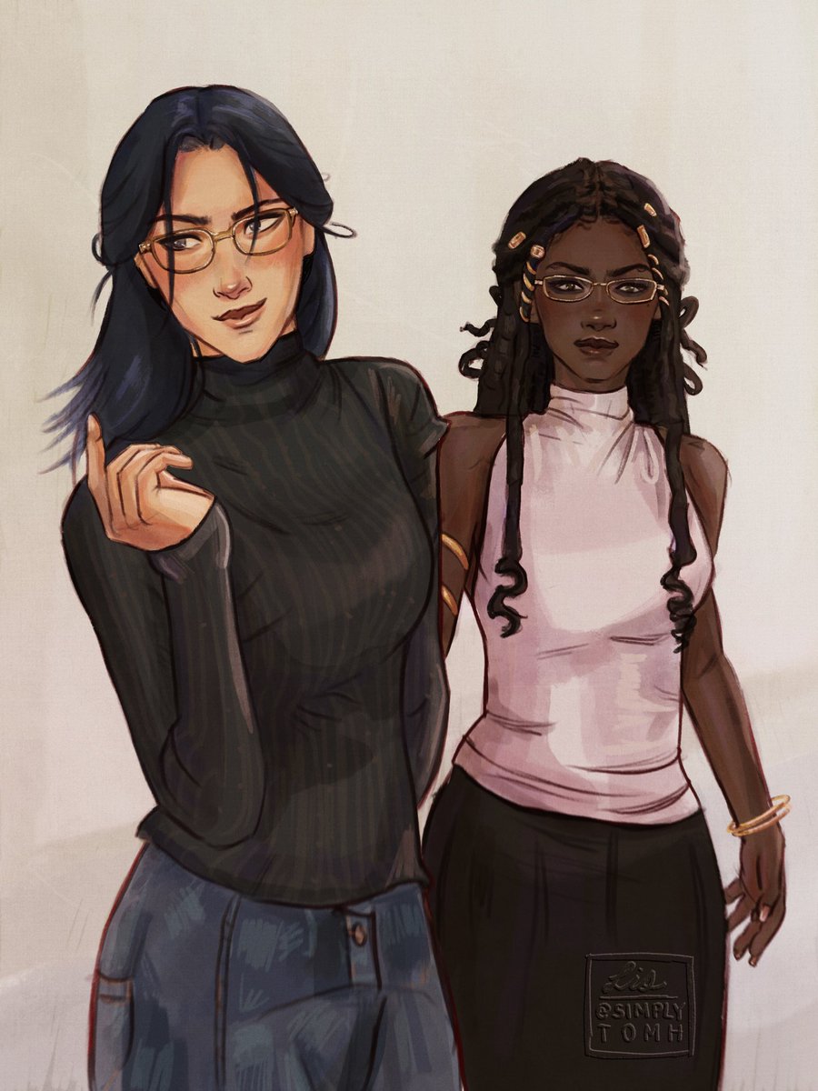 modern caitlyn and mel anyone? #arcane