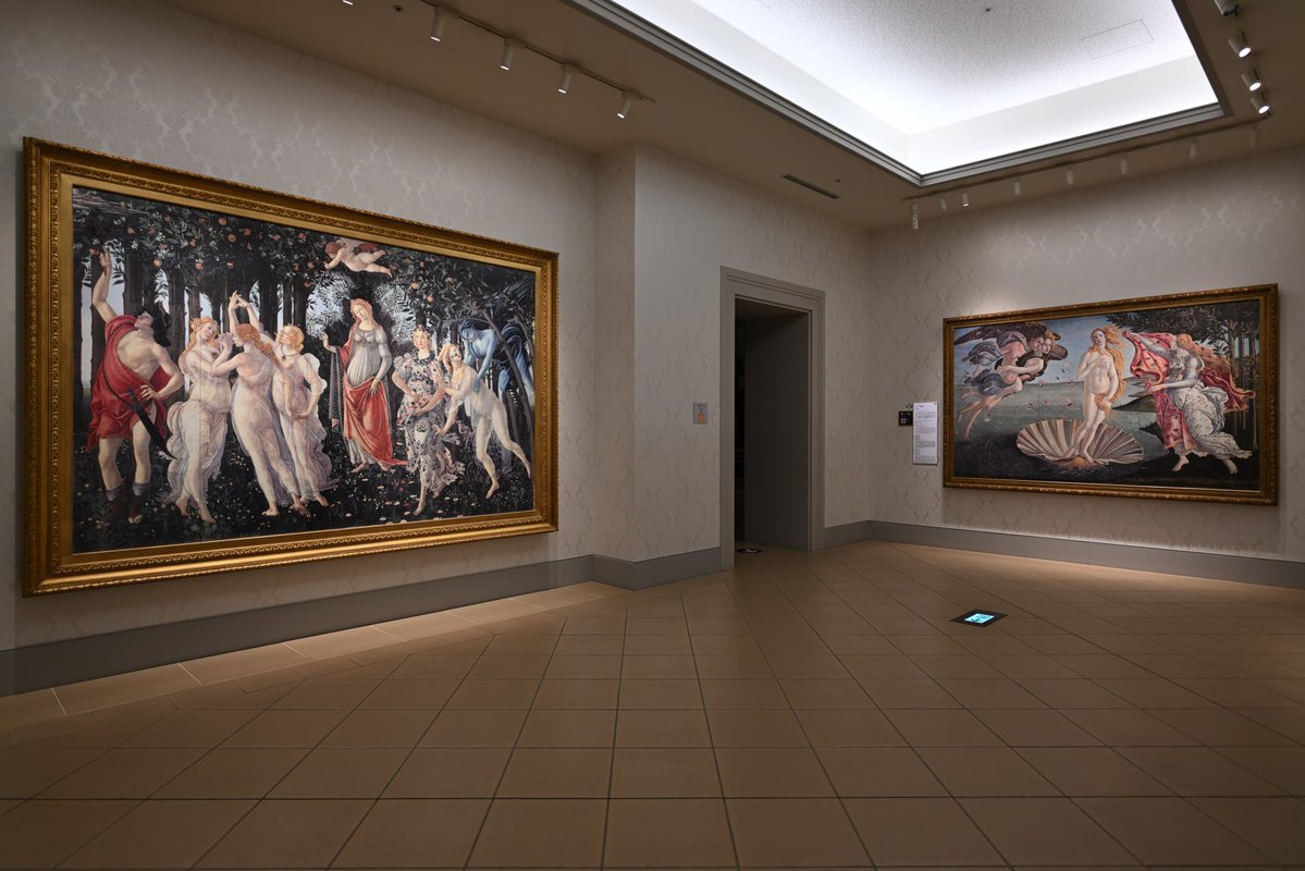 大塚国際美術館 ボッティチェッリ 「春」「ヴィーナスの誕生」 Nikon