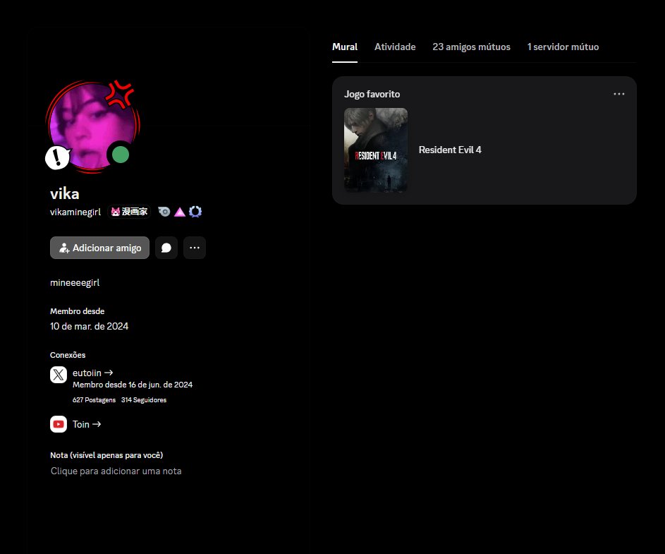 cuidado rapaziada, o hacker trocou de nick, mas tem ali em baixo as conexões do meu canal e twitter