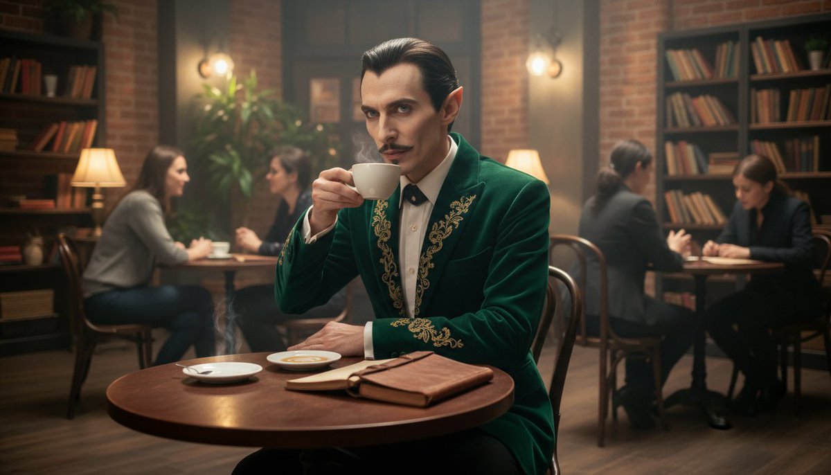 GrumpyCatGuru's tweet image. In a world full of chaos, there's magic in small routines. Coffee brewing, questions flowing, life’s theatre. Tonight's topic: How do you find calm? 🌿