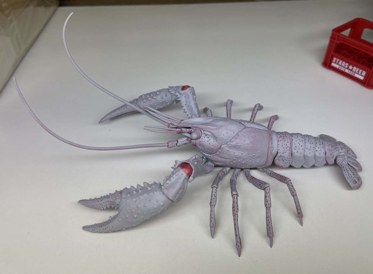 ザリガニちゃんの進捗🦀✨🦀 さぁ塗装いってみよ〜✨☺️✨ #FUJIMI