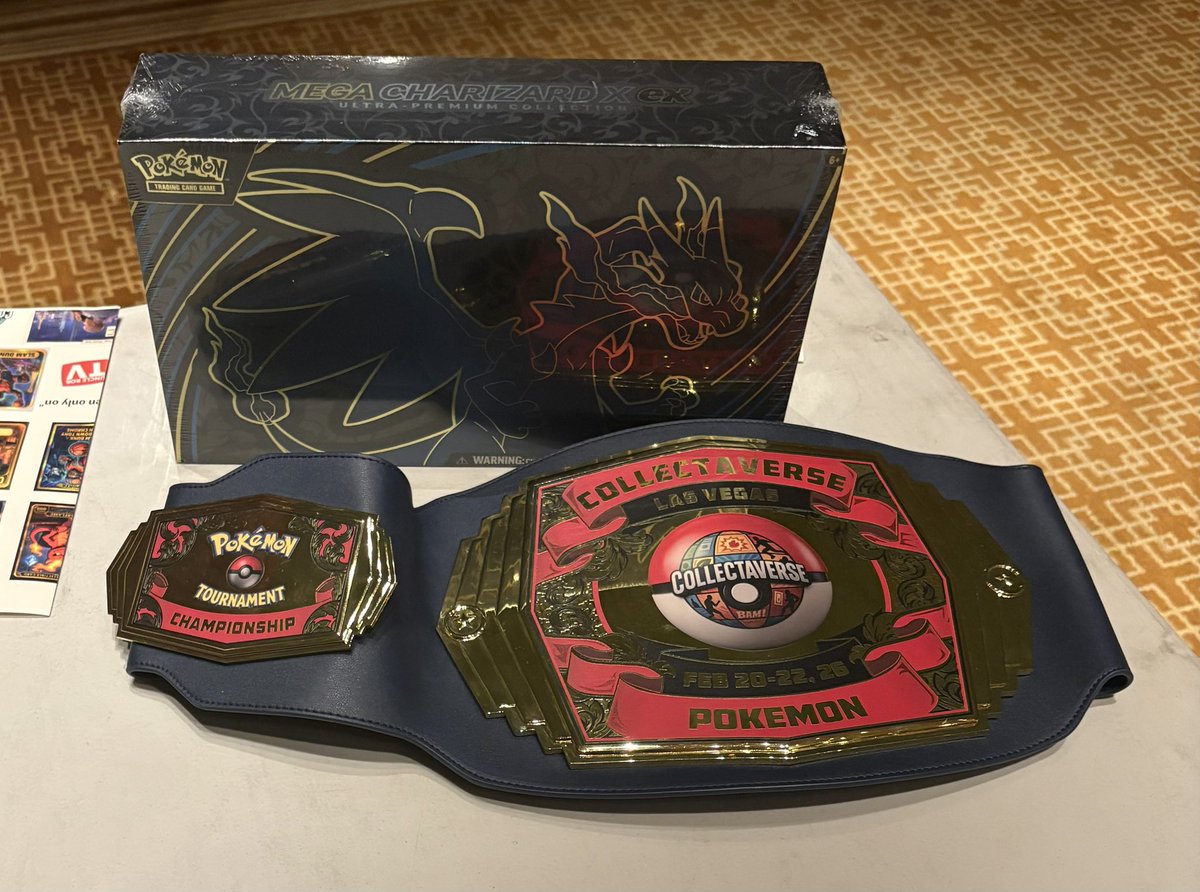 Head judging a 1k today at a card show thanks to <a href="/darksidegameslv/">Darkside Games LV</a>!

First place walks away with a Championship belt and cash!