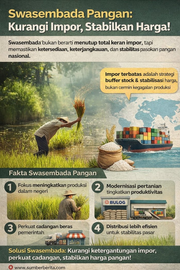 Di bawah kepemimpinan Presiden Prabowo, stok pangan nasional sekarang ngga bikin khawatir #StokPanganAman