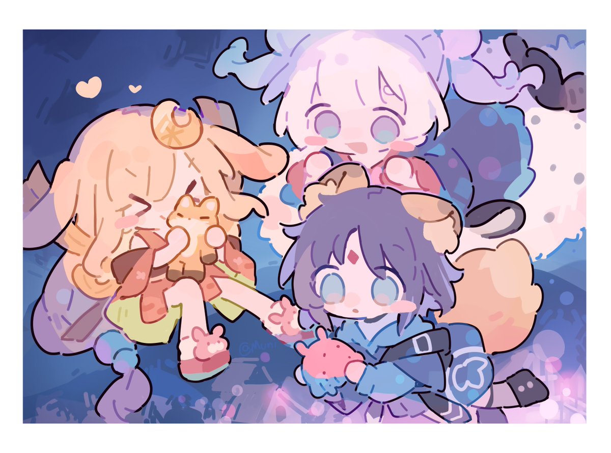 #超かぐや姫 
大家都变小的时候🥰