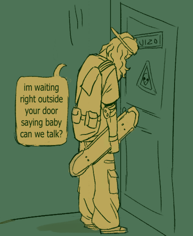 pra quem pediu ( implied #xanzo )
#sdol #OrdemParanormal 
#Ordemparanormalfanart