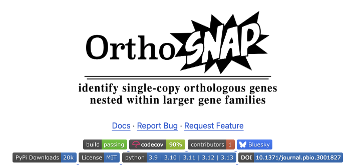 jlsteenwyk's tweet photo. OrthoSNAP v1.6.0 is out. If you process large phylogenomic datasets, this release is built for your workflow.

- bootstrap-aware consensus subgrouping:
 - --bootstrap-trees
 - --consensus-min-frequency
 - --consensus-trees
- --resume for interrupted or repeat analyses (1/2) https://t.co/f4JeVSMGHn