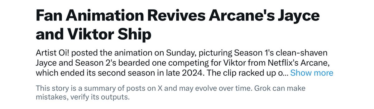 animation be so good it’s trending lol. If you want some s2 jayce x s1 jayvik fics, I have 4 reccs! ao3 link in reply