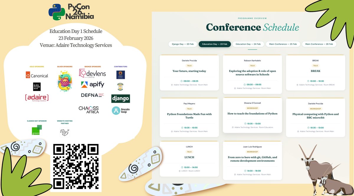 PyCon Namibia tweet media