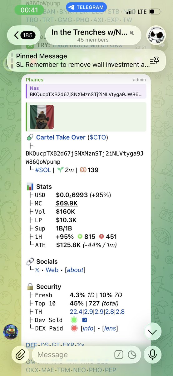 for_futurenas's tweet image. 5.9X 🔥 GAINS ON CRYPTO RN?😱💥  
 $CTO boutta make u RICH 🚀  

BKQucpTXB2d67jSNXMznSTj2iNLVtyga9JW86QoWpump

Banks HATE this trick 😤  
They’ll NEVER leak this sauce  

Only in my PRIVATE grp 🔥  
Unlimited early alpha calls DAILY  

DM ME NOW b4 spots close!! ⏰
