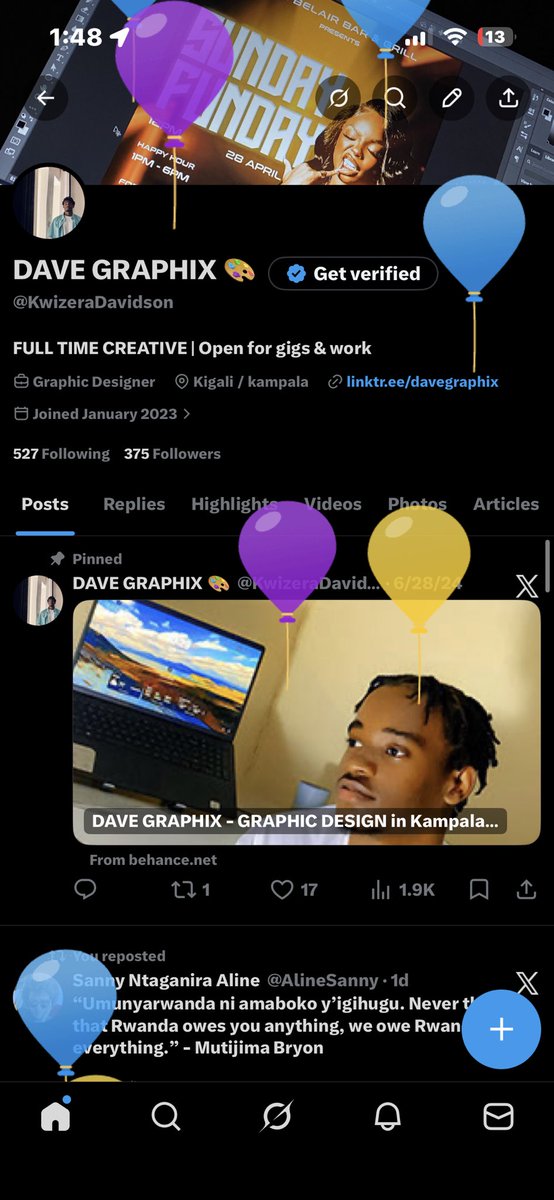 KwizeraDavidson's tweet photo. #20today🥳 https://t.co/TBXt1suQ8l