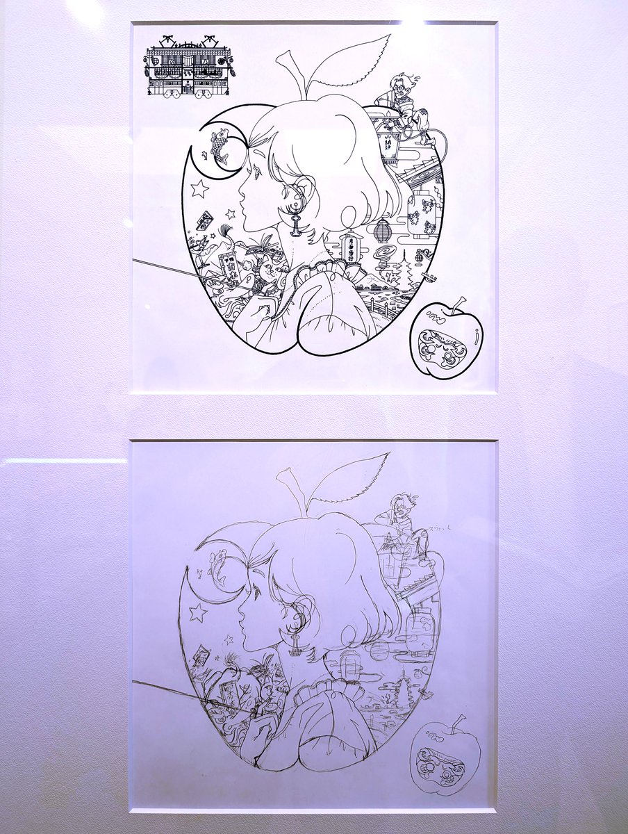 【中村佑介展in京都】3連休最終日もよろしくお願いします🍎 