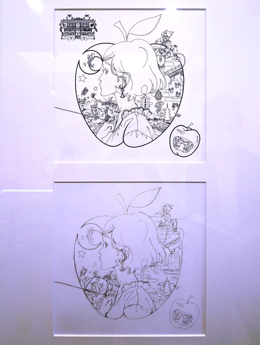 【中村佑介展in京都】3連休最終日もよろしくお願いします🍎 