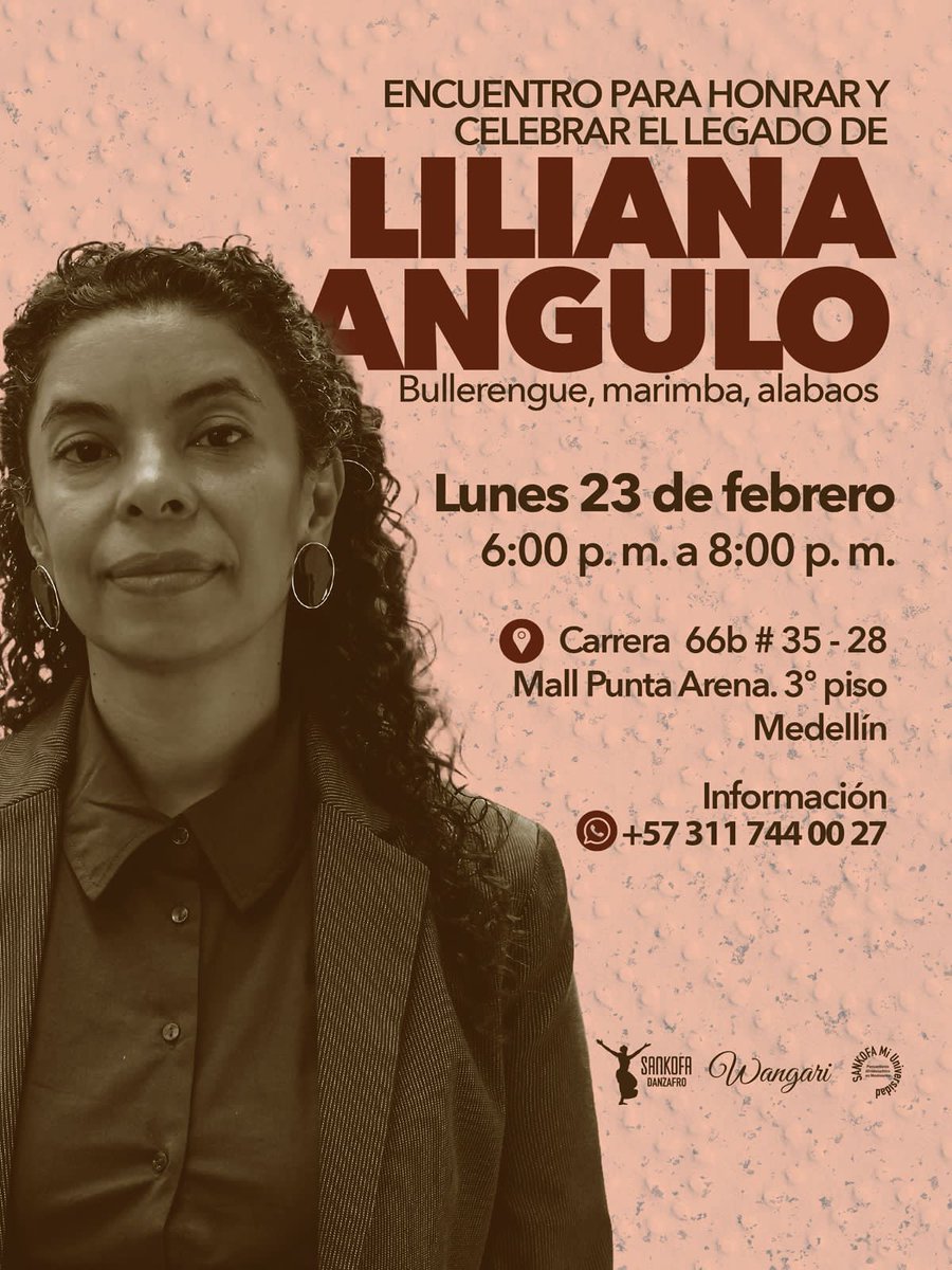 Amigos en Medellín, por favor, vayan mañana, compartan, celebremos la vida de Lili, que tanto nos dio.