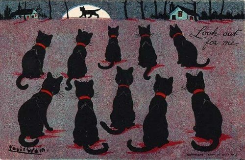 Louis Wain Bot tweet media