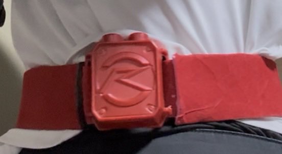 改造したドライブドライバー 帯はいい感じだからベルト止めをデカく