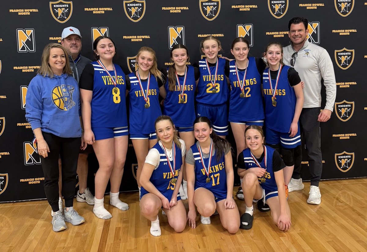 <a href="/fhladyvikingbb/">Howell Girls BBall</a> <a href="/HowellFeeder/">Howell Ladies Feeder Basketball</a> 
The 8th Grade Blue girls took care of business and brought home the championship!

One final stop in their middle school basketball journey: Columbia for the state championship in two weeks. Let’s go! 💙🏀