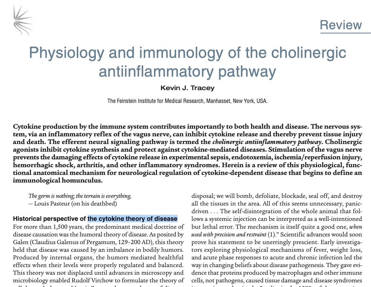 Prof. Kevin J. Tracey, MD tweet media