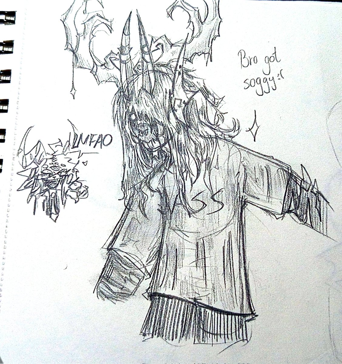 I like drawing Halt in stupid shirts