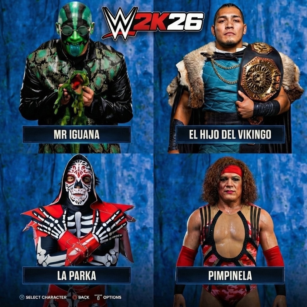 We Need this Lucha Libre AAA Worldwide Superstar Playable Character in #WWE2K26