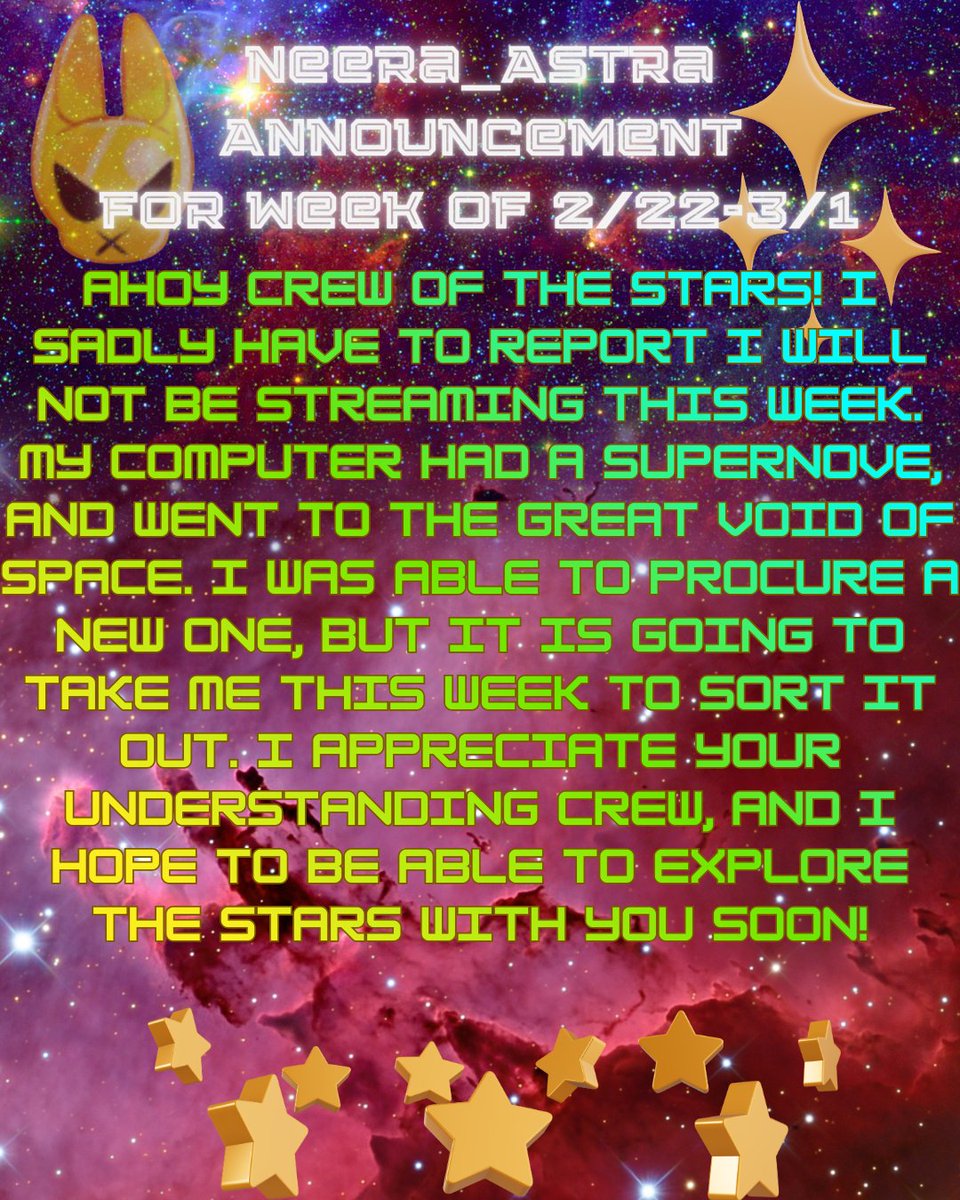 With working all week and then my computer finally going to be with the big dipper in the sky, I'm going to take another week to recalibrate. I hope everyone has a Splendid week and I hope to see you soon crew!