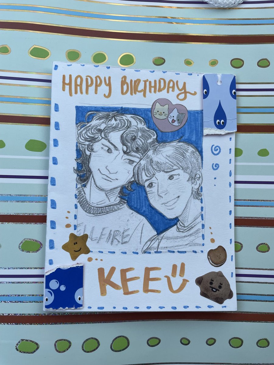 stariesorcerer's tweet photo. HELLCALI ON MY BIRTHDAY CARD (⁠╥⁠﹏⁠╥⁠) MY BABIES (⁠〃ﾟ⁠3ﾟ⁠〃⁠) https://t.co/OwbX1czRB0