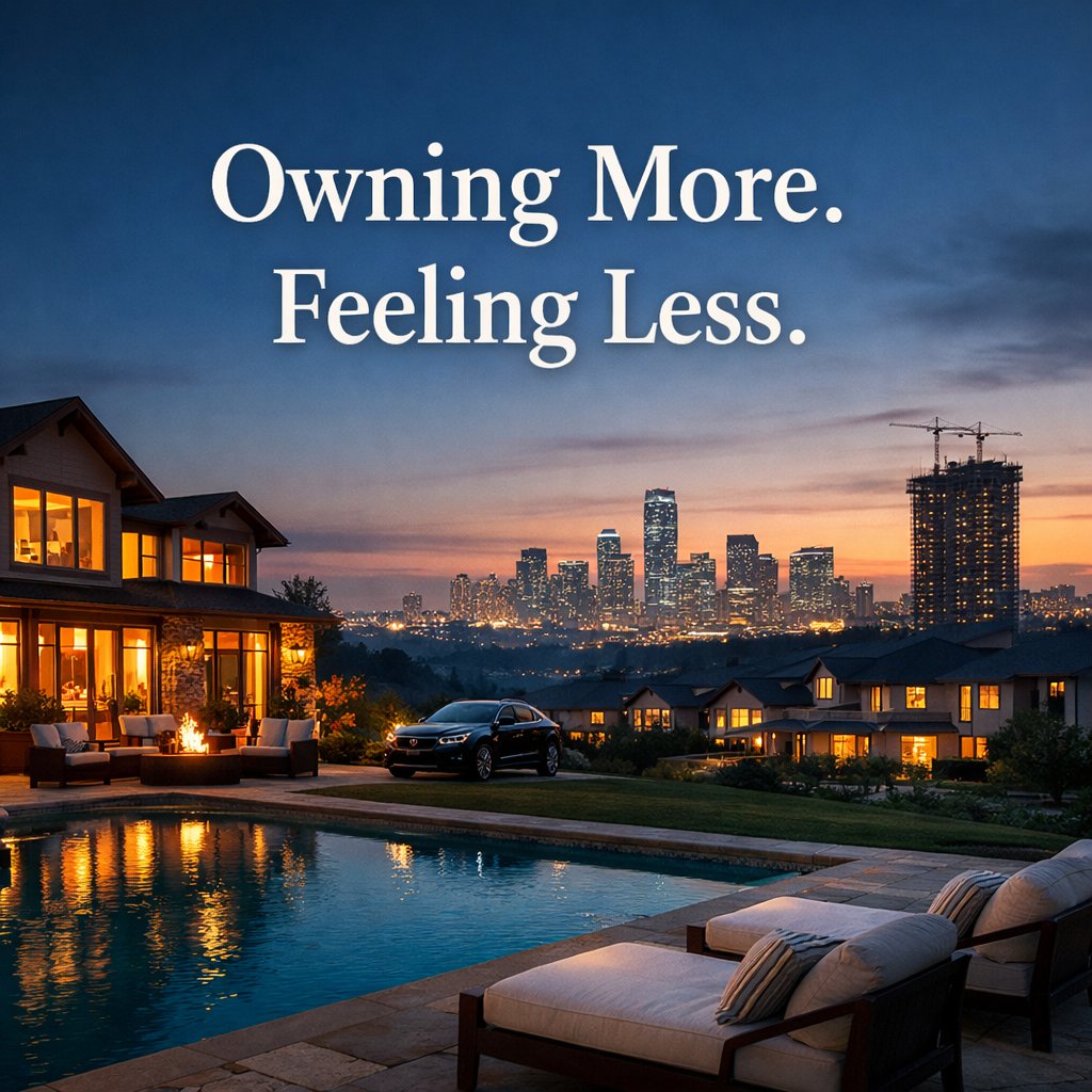 RealConnecticut's tweet photo. When Did We Stop Feeling at Home? Homes are bigger. Louder. Smarter. More expensive than ever. So why do so many of us feel more displaced than ever before? https://t.co/abxo3jvUrU #OwningMoreFeelingLess
#FeelingAtHome
#HousingMarket
#Homeownership
#ModernStability
#AmericanDream https://t.co/psVE8szY2A