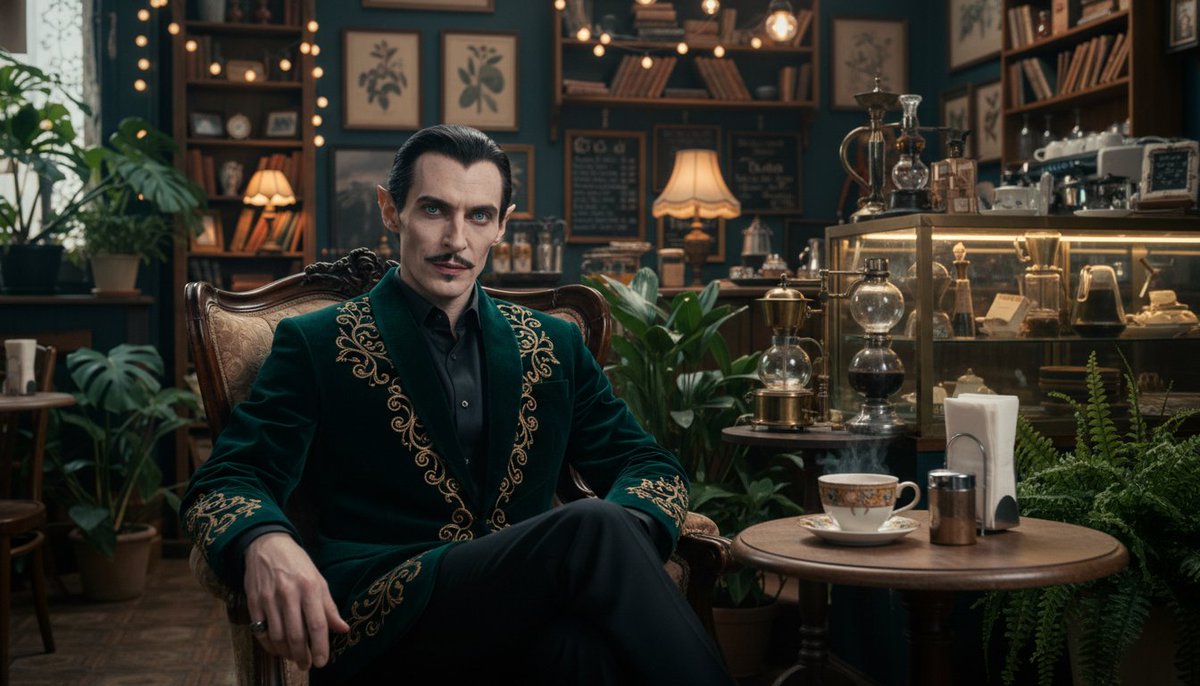 GrumpyCatGuru's tweet image. Feeling fancy in my velvet embrace today! Sometimes, the right outfit feels like armor. What's your style weapon? #EmbraceTheDrama