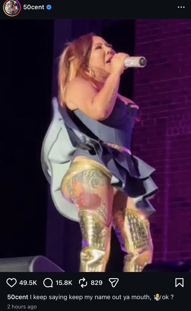 this is outta pocket, T.I wanted to keep it music but 50 Cent was outta pocket for making fun of his wife when she has nothing to do with it, all because T.I said he can beat him in a Verzuz why he scared when he dropped Get Rich or Die Tryin

this is corny and disrespectful