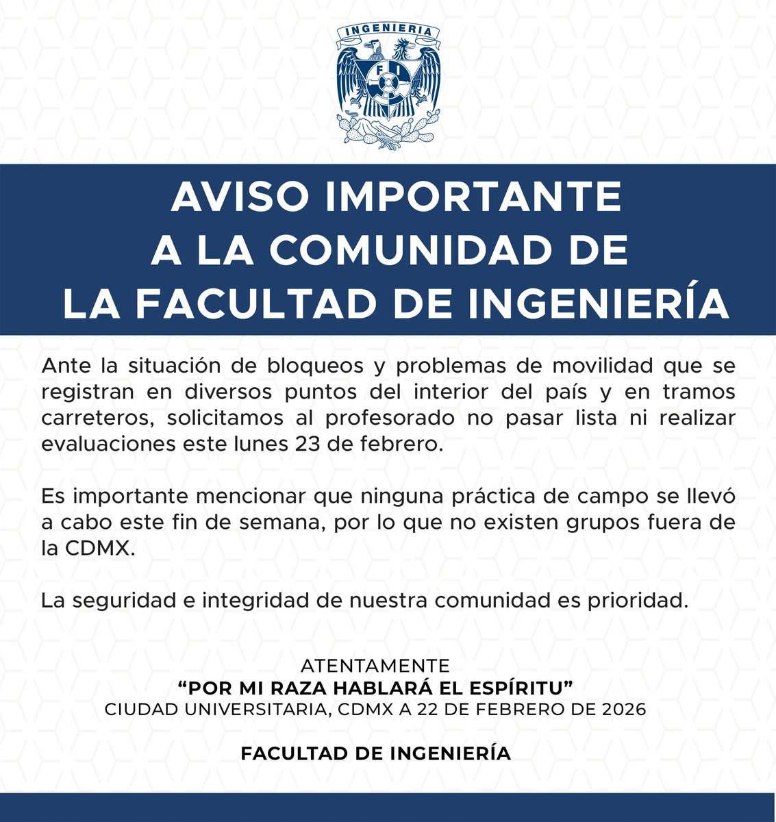 Ingeniería UNAM tweet media