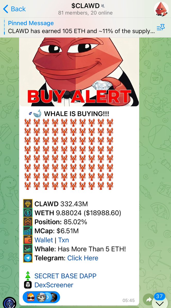 I’ve told you many times:  
Invest in $CLAWD  

The only true AI agent actually built on-chain  

0x9f86dB9fc6f7c9408e8Fda3Ff8ce4e78ac7a6b07