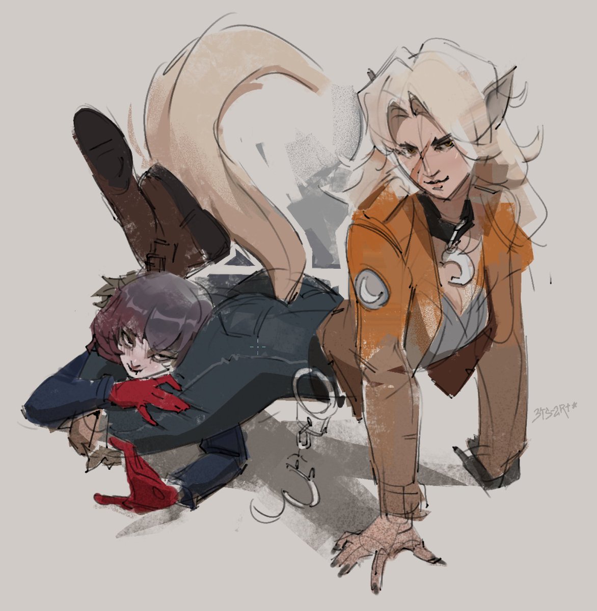 3Ts_art's tweet image. More deadlock doodles:D

#deadlock #deadlockfanart #mina #silver